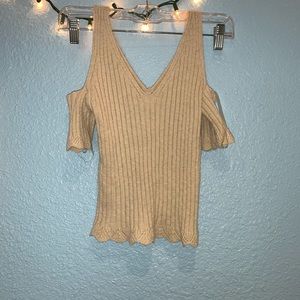 Cold Shoulder Crop Top